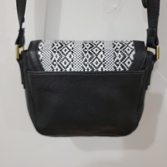Target Faux leather Woven Flap Small Crossbody Bag - Picture 6 of 16